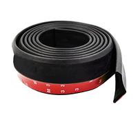 MODAUTO Aleron Delantero de Coche, Protector Parachoques Delantero, Longitud 2.5m, Ancho 60mm, Universal, Modelo F605BK, Negro