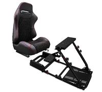 MODAUTO Cockpit SimRacing, Soporte de Simulacion, Estructura de SimRacing+Asientos Opcional, Compatible con Logitech,Fanatec,Thrustmaster.N820A+N580