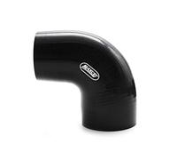 MODAUTO Manguera de Silicona Acoplador, Tubo Reductor de Silicona, Universal, 3/4 Capas, Alto Rendimiento, Modelo E370B, Angulo 90º, Longitud 90mm, Diametro 63-70 mm