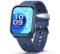 ModaWin Reloj Inteligente Niños Niñas Sin App Necesaria, 1,83" Smartwatch Niños con Podómetro, Resistente al Agua IP68, Reloj Monitor Cardiaco y Sueño, Despertador, Juegos de Rompecabezas (Azul)