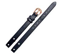 MODBAND Bandas de reloj de dama de cuero genuinas para f ossil ES4340 ES4119 ES4000 Mira correas con tornillo de 8 mm rojo negro blancelino blancos(Blue rose gold,8mm)
