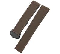 MODBAND Correa de reloj de caucho Natural de 20mm y 22mm, para TAG Heuer Aquaracer 300 500, correa de reloj de buceo, pulsera deportiva de silicona(Brown black,22mm(43mm Dial))