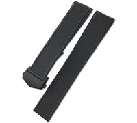 MODBAND Correa de reloj de caucho Natural de 20mm y 22mm, para TAG Heuer Aquaracer 300 500, correa de reloj de buceo, pulsera deportiva de silicona(Black black,22mm(43mm Dial))