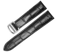 MODBAND Correa de reloj para Cartier TANk SOLO RONDE DE de piel auténtica, hebilla plegable, accesorios de correa de reloj, 20mm, Acetato, No es una piedra preciosa