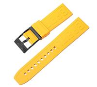 MODBAND Correa de silicona para reloj Breitling Navitimer Avenger con hebilla de 22 mm 24 mm, 24mm, Agate