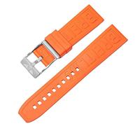 MODBAND Para Breitling Navitimer Avenger Pin Hebilla Correas de reloj de silicona Correa de reloj 22mm 24mm Correa colorida, 22mm, Agate
