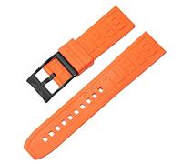 MODBAND Para Breitling Navitimer Avenger Pin Hebilla Correas de reloj de silicona Correa de reloj 22mm 24mm Correa colorida, 24mm, Agate