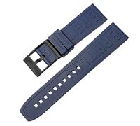 MODBAND Para Breitling Navitimer Avenger Pin Hebilla Correas de reloj de silicona Correa de reloj 22mm 24mm Correa colorida, 22mm, Agate