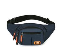 MODBAND Riñonera gruesa y resistente al desgaste, bolsa de pecho cruzada repelente al agua de gran capacidad, bolsa portátil resistente al desgaste, Blue, Talla única