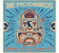 Modbirds, The - Spin It To Win It (Milky White W/ Red/Blue Splatter