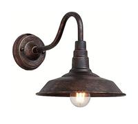 Moddeny Lámpara De Pared Para Patio De 9,8 Pulgadas Montaje En Pared Linterna De Pared Para Exteriores Industria Aplique De Pared Impermeable Luz De Pared De Hierro Forjado Retro E27