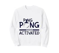 Mode Activated Funny Table Tennis Player Paddle Sport Sudadera