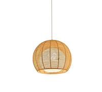 MODEBHD Lámpara colgante de bambú simple Lámpara de linterna de bola creativa Lámpara colgante tejida a mano vintage del sudeste asiático Lámpara de techo de restaurante vintage Lámpara colgante de ba