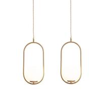 MODEBHD Lámpara Colgante De Vidrio De Hierro Forjado Redonda Creativa Simple, Lámpara De Araña De Un Solo Cabezal con Tornillo E27, Accesorios De Iluminación De Techo, Decoración De Balcón para Sala D