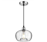 MODEBHD Lámpara De Cristal De Agua, Lámpara Colgante De Globo Nórdico, Lámpara Colgante De Techo Con Sombra Ondulada Moderna, Luces De Suspensión Creativas Para Isla De Cocina, Restaurante, Sala De Es