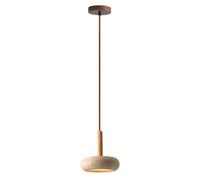 MODEBHD1Pc/2Pc Paquete De Colgantes LED De Piedra Travertino Amarilla Retro Rústica, Decoración Interior De Granja Lámpara Colgante Pequeña Y Linda para Entrada, Pasillo, Dormitorio, Comedor, Vestíbu