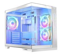 Modecom Caja Semitorre ATX Volcano Panorama Apex ARGB Blanco