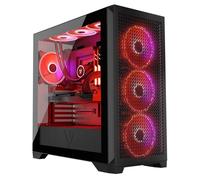 Modecom case volcano expanse t apex argb midi black, negro