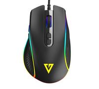 Modecom Ratón M-MC-VELES-100 Negro Multicolor 12800 dpi