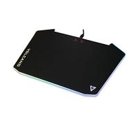 Modecom Volcano RIFT V2 Negro - Alfombrilla de ratón (Negro, Monótono, PVC, USB con suministro de corriente, Multi, Alfombrilla de ratón para juegos)