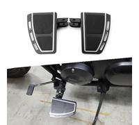 Modeer Estribera ancha para motocicleta H-onda Rebel CMX 1100 2021 2022 2023, estriberas delanteras ampliadoras, pedales de reposo rebel 1100 cmx 1100 accesorios (nologo-plata)