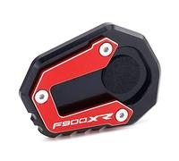 Modeer Para BMW F900XR 2020-2023 (No para vehículos con ajuste de profundidad de serie) Extensión CNC de motocicleta para soporte lateral de pie Pad Support Plate f 900 xr Accesorios (Rojo)