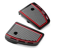 Modeer Para Rebel 300 500 CMX300 CMX500 2017 2018 2019 2020 2021 2022 2023 2024 SCL 300 500 2023 2024 Pedales de reposapiés delanteros Accesorios para estribos (nolog) O-rojo)