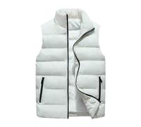 Modeewel Chaleco acolchado ligero para hombre, chaleco de forro polar, sin mangas, chaqueta funcional, chaleco de trabajo, chaleco de golf, chaleco térmico, forro polar, chaleco aislante, chaleco de