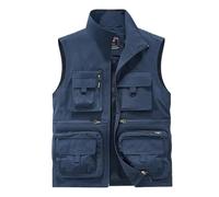 Modeewel Chaleco de correr transpirable para hombre, cómodo chaleco para traje regional, chaleco ligero deportivo, chaleco de peso, resistente al viento, chaleco de trabajo, resistente al agua