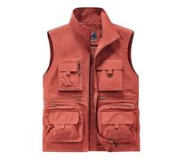 Modeewel Chaleco de correr transpirable para hombre, cómodo chaleco para traje regional, chaleco ligero deportivo, chaleco de peso, resistente al viento, chaleco de trabajo, resistente al agua