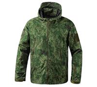 Modeewel Chaqueta táctica de camuflaje para hombre, chaqueta de invierno militar, ligera, fina, chaqueta de entretiempo, camuflaje militar, chaqueta de camuflaje, chaqueta de camuflaje, camuflaje, XXL