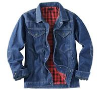 Modeewel Chaqueta vaquera elástica para hombre, chaqueta de entretiempo ligera, chaqueta occidental, chaqueta de entretiempo, chaqueta deportiva, chaqueta de primavera, chaqueta de mezclilla, chaqueta