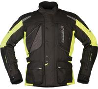 Modeka Aeris Chaqueta de moto textil, negro-amarillo, tamaño S para Hombres