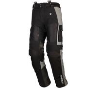 Modeka AFT Air Pantalones textiles de motocicleta, negro-gris, tamaño L para Hombres