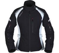 Modeka Amberly Chaqueta textil de motocicleta para mujer, negro-gris, tamaño 48