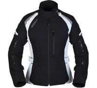 Modeka Amberly, chaqueta textil impermeable mujer 46 female Negro/Blanco
