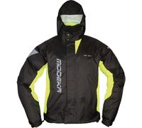 Modeka AX Dry 2 Chaqueta de lluvia, negro/neón/amarillo, Talla 6XL