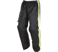 Modeka Ax-Dry Pantalones de lluvia, negro/neón, Talla 8XL