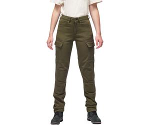 Modeka Brandon Cargo Vaqueros de moto para mujer, verde, tamaño L