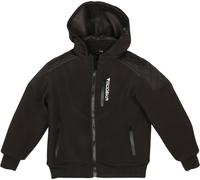 Modeka Clarke Chaqueta softshell para motociclistas infantiles, negro, Talla 164