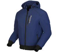Modeka Clarke Chaqueta textil de moto impermeable, Azul, Talla 5XL