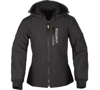 Modeka Clarke Chaqueta textil para motocicletas de señoras, negro, tamaño 50 para Mujer