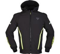 Modeka Clarke Sport Chaqueta de motocicleta, negro/amarillo, Talla M