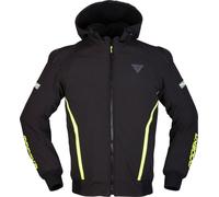 Modeka Clarke Sport Chaqueta de motocicleta, negro-amarillo, tamaño 3XL para Hombres