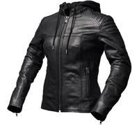 Modeka Edda II Chaqueta de cuero para moto para mujeres, Talla 42