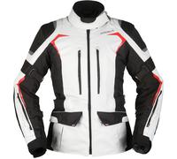 Modeka Elaya Chaqueta textil para motocicletas de señoras, negro-gris, tamaño 36 para Mujer