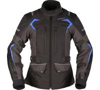 Modeka Elaya Chaqueta textil para motocicletas de señoras, negro-gris, tamaño 40 para Mujer