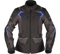 Modeka Elaya Chaqueta textil para motocicletas de señoras, negro-gris, tamaño 40 para Mujer