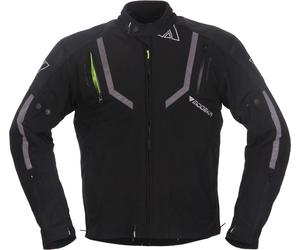 Modeka Eloy Chaqueta textil para motocicletas, negro, tamaño 4XL para Hombres