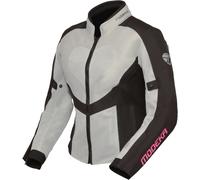 Modeka Emma Air, chaqueta textil mujer 38 female Gris Claro/Negro